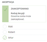zgłoszenie zaakceptowane zgłoszenie zaakceptowane