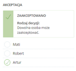 zgłoszenie zaakceptowane zgłoszenie zaakceptowane